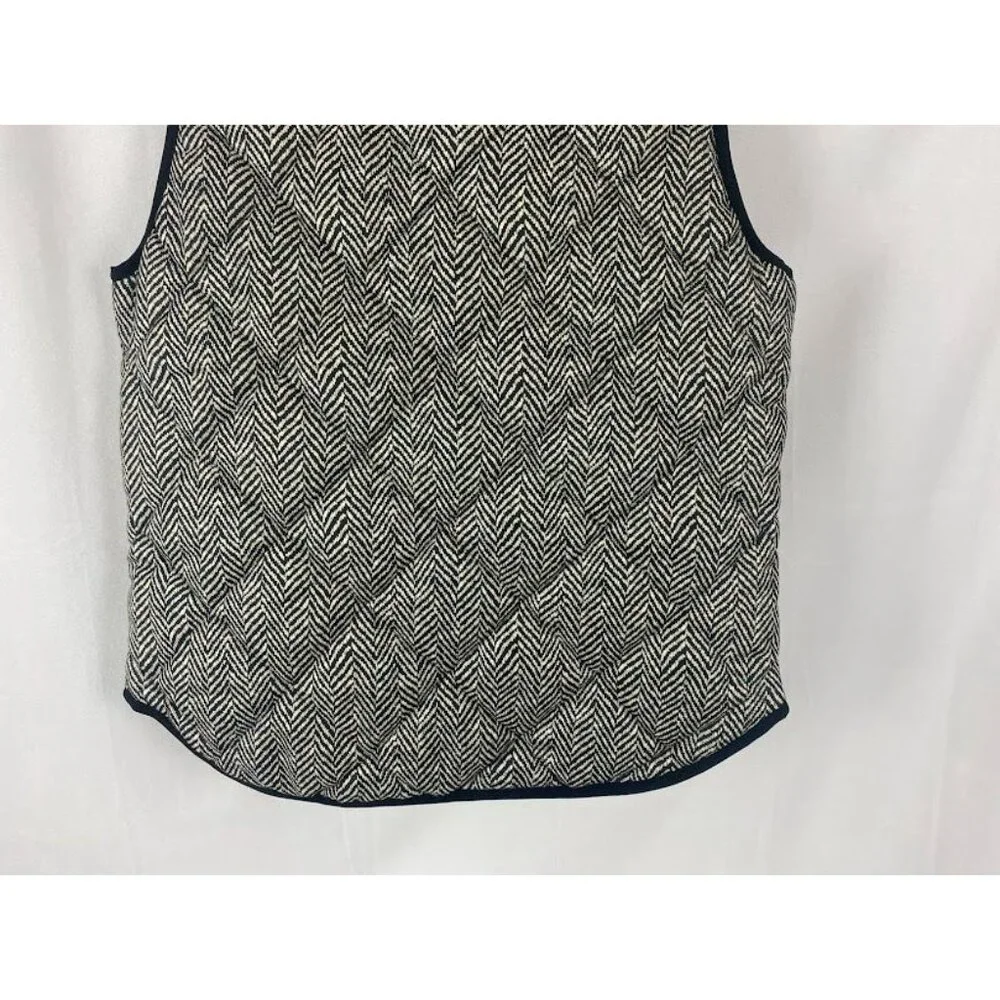J Crew Excursion Puffer Down Herringbone‎ Vest Women's Small.